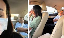 Taksici uyuyakaldı, müşteri direksiyona geçti
