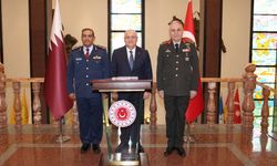 Bakan Güler, Katar Genelkurmay Başkanı Aqel Al-Nabet'i kabul etti