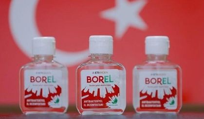 Borel dezenfektan satışa çıktı