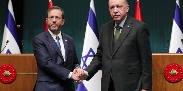 Cumhurbaşkanı Erdoğan, İsrailli mevkidaşı Herzog ile görüştü