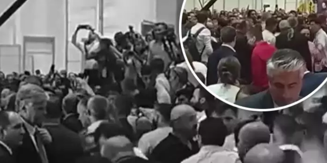 CHP'nin İzmir kongresinde olay: Tunç Soyer arbedenin arasında kaldı... Polis müdahale etti