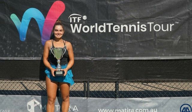 Milli tenisçi Melisa Ercan, Avustralya'da şampiyon oldu