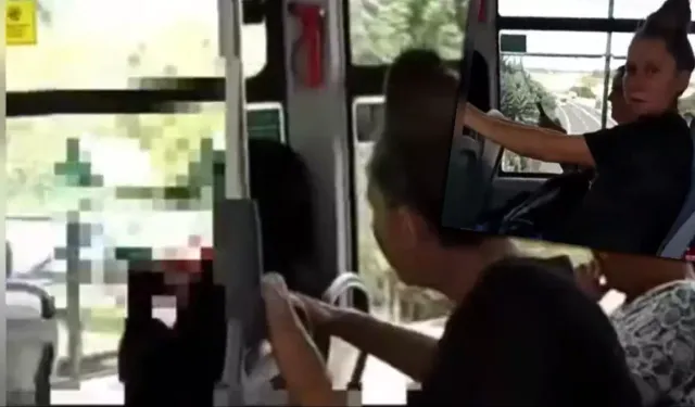 Otobüste çarşaflı kadına çirkin saldırı! Haddini diğer yolcular bildirdi