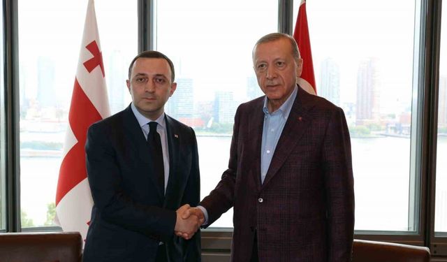 Cumhurbaşkanı Erdoğan, Gürcistan Başbakanı Garibashvili’yi kabul etti