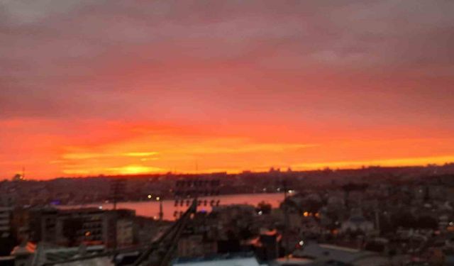 İstanbul’da gün batımı manzarası
