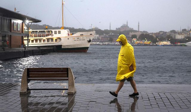 İstanbul için kuvvetli yağış ve rüzgar uyarısı