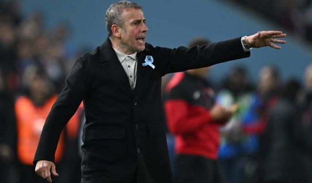 Olaylı maçın ardından Trabzonspor Teknik Direktörü Abdullah Avcı'dan açıklama