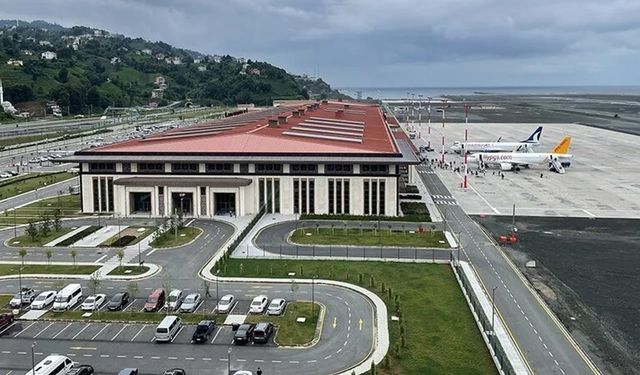 Rize-Artvin Havaalanı geçen yıl 1 milyon yolcu ağırladı