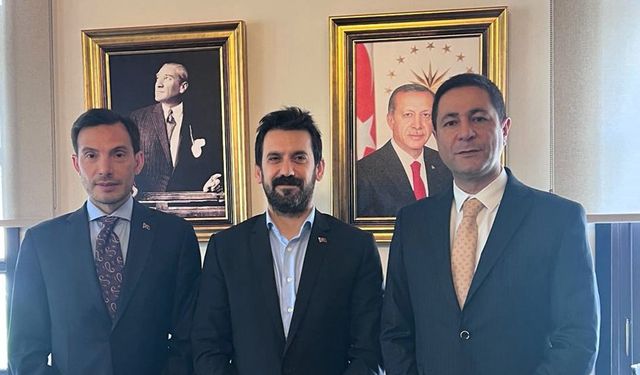 MHP'li Yazıcıoğlu ve Bulut'tan Kültür Bakanlığı'na ziyaret