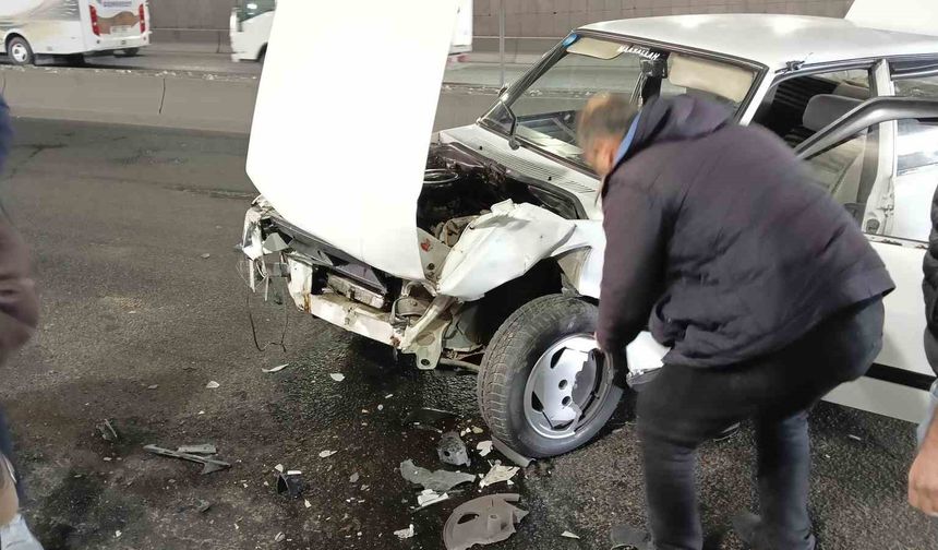 Ankara'da 14 aracın karıştığı zincirleme kazada 7 kişi yaralandı