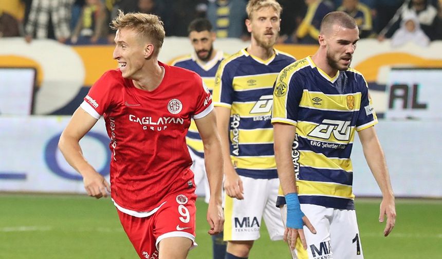 Bitexen Antalyaspor'dan başkentte gol şov