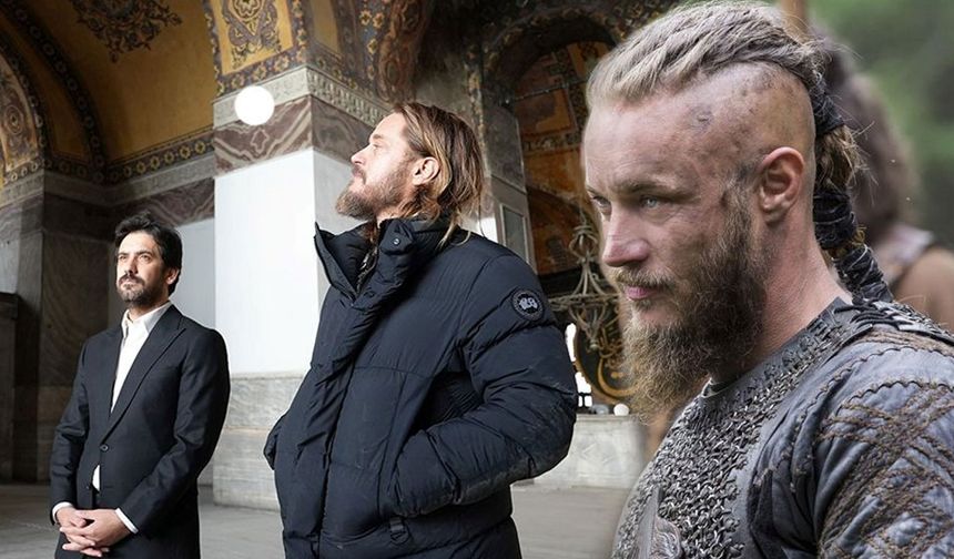 Vikings dizisinin "Kral Ragnar"ı İstanbul'da