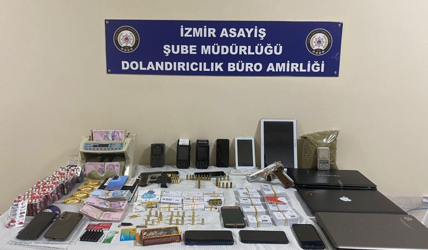 İzmir merkezli 5 ildeki suç örgütü operasyonunda yakalananlardan 32'si tutuklandı