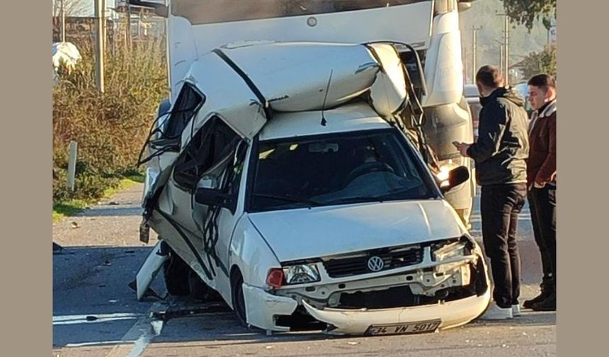 Milas trafik kazası: 1 yaralı