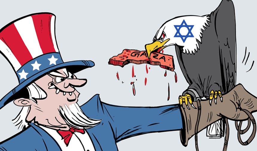 ABD’nin desteklediği vahşet: İsrail'in katliamı karikatürlerle çizildi