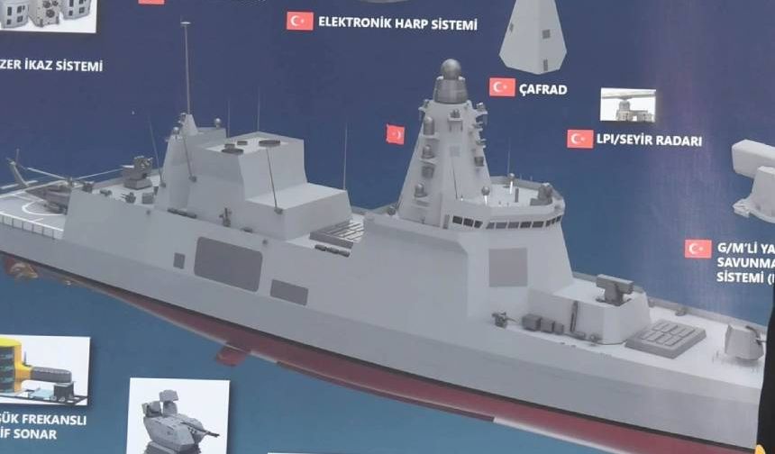 Türkiye'nin en büyük savaş gemisi olacak! TF-2000'in tasarım detayları açıklandı