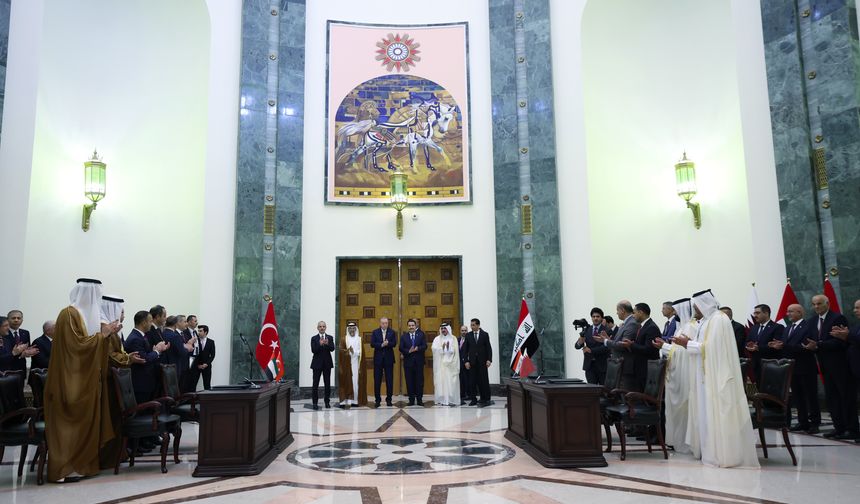 Türkiye ve Irak dünyanın gözünü çevirdiği anlaşmaya imzayı attı