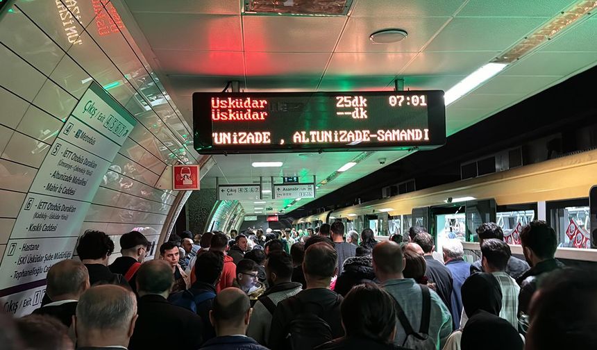 Üsküdar Metro Hattı çilesi tam 3 gün sonra sürdü