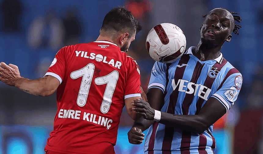 Karadeniz derbisi: Trabzonspor, Samsunspor deplasmanında