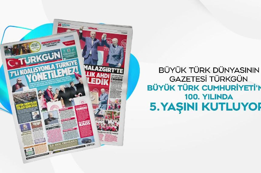 Türkgün Gazetesi 5 yaşında