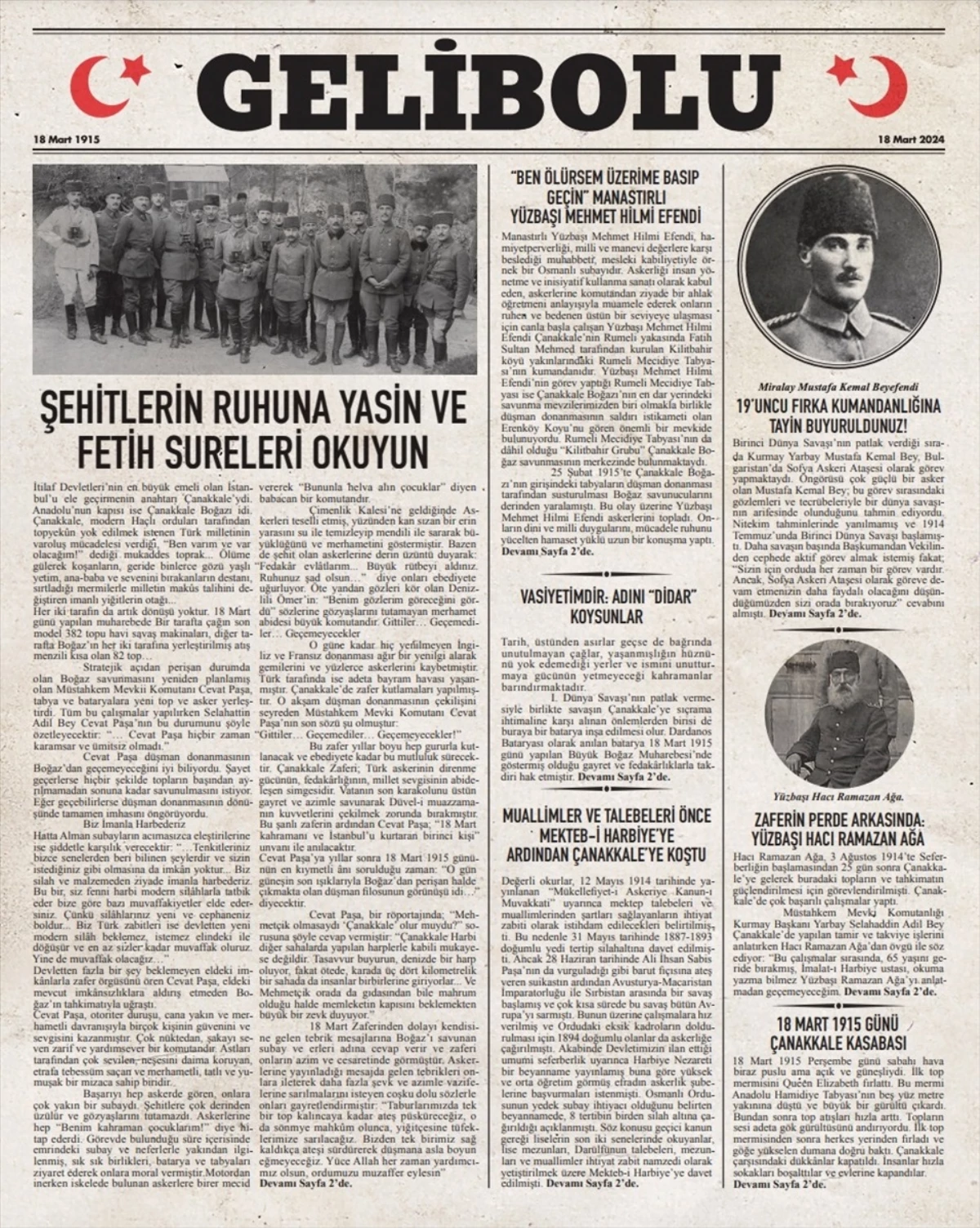 Canakkale De 18 Mart A Ozel Gelibolu Gazetesi 16951548 Amp